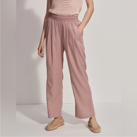 Varley Riggs Loose Fit 29” Pants in Rose Wood Size Large - Picture 1 of 9